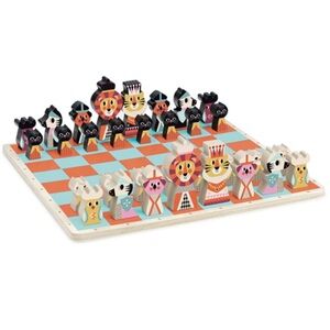 VILAC – MY FIRST CHESS GAME Colorful Animal Chess Set